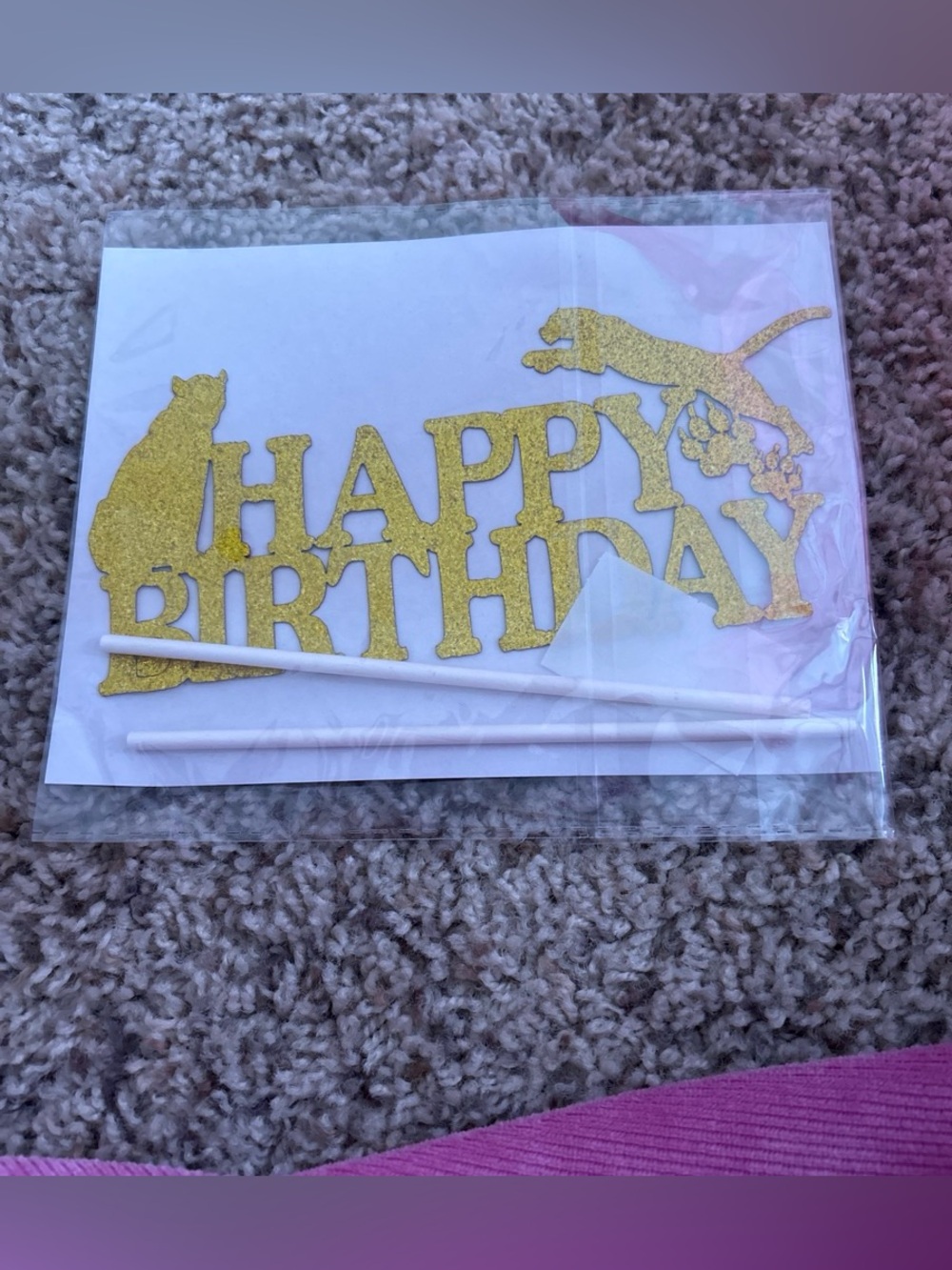 Cake topper